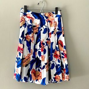 A-line Floral Skirt